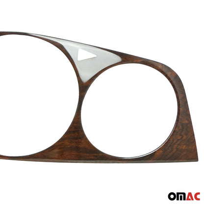 OMAC Genuine Wooden Walnut Instrument Gauge Panel Frame for Mercedes-Benz W123 4730215-W2