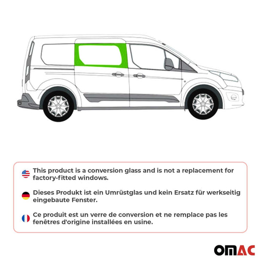 2014-2025 Ford Transit Connect Window Glass Front Right Side L2 Black