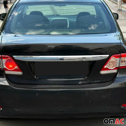 2010-2013 Toyota Corolla FL Rear Trunk Tailgate Door Handle Cover Stainless Steel Silver