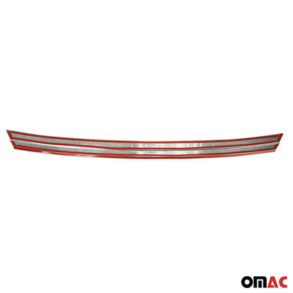 OMAC Rear Bumper Sill Cover Protector Guard for Audi SQ7 Q7 2017-2023 Brushed Steel 1119093T