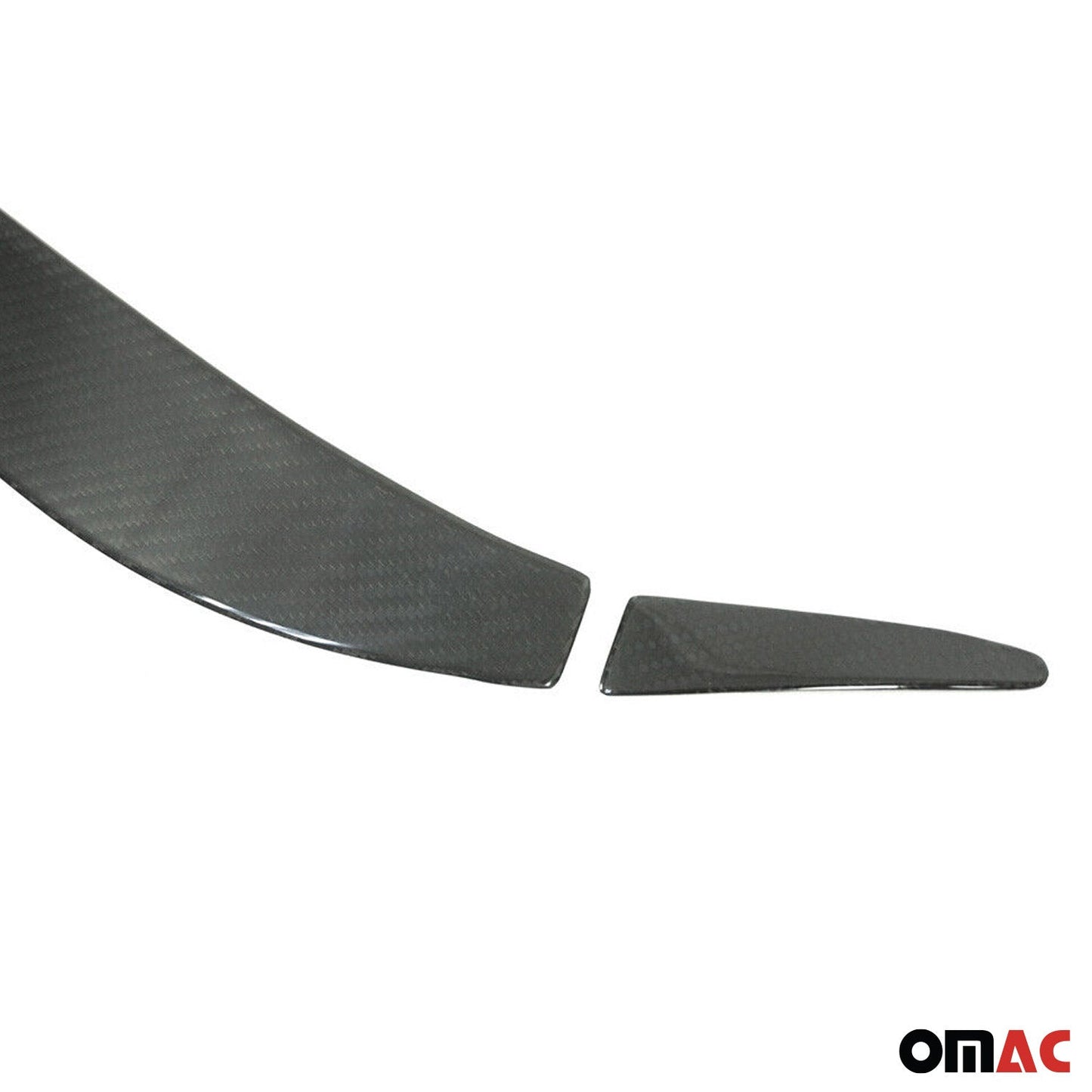 2015-2018 Jeep Renegade Rear Trunk Molding Trim Carbon Fiber Black 3 Pcs