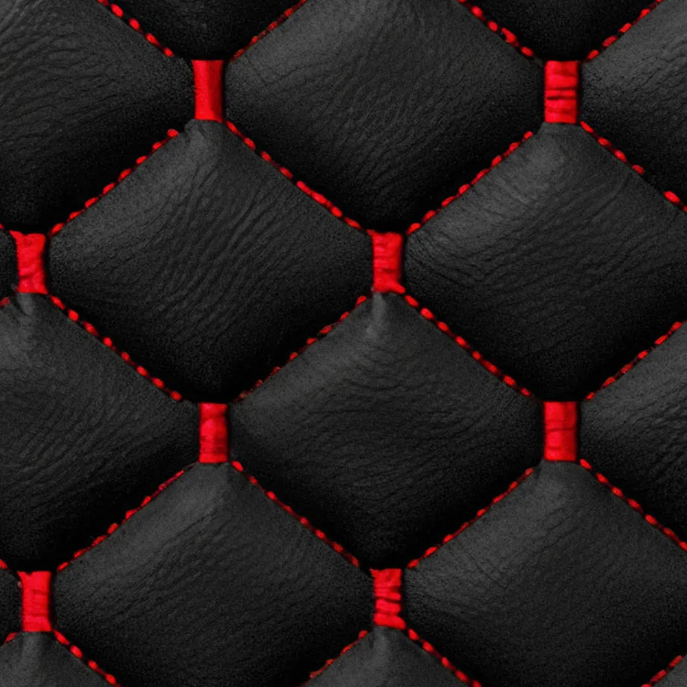 2015-2025 Ford Transit Leather Custom fit Car Seat Cover Black Red