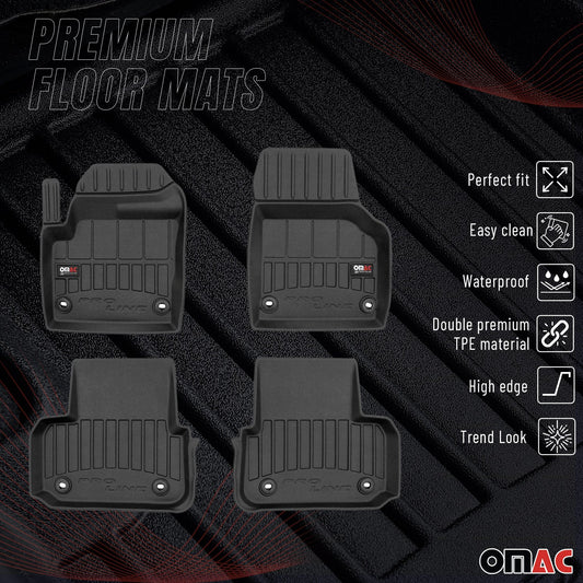 2015-2025 Land Rover Discovery Sport Premium Floor Mats Liners Full Set All Weather Heavy Duty
