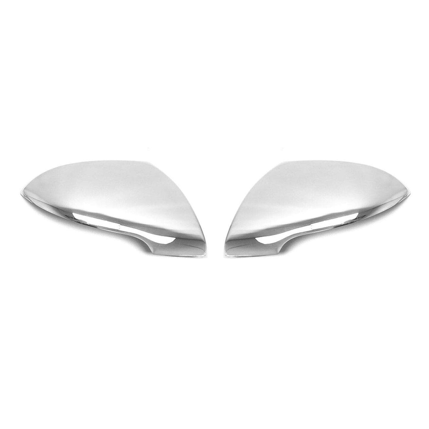 OMAC Side Mirror Cover Caps Fits Kia Sportage 2011-2014 Steel Silver 2 Pcs 4016111