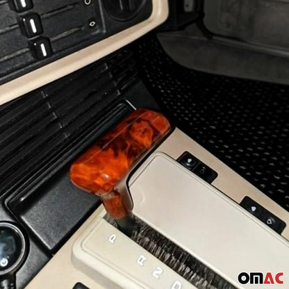 OMAC Fits BMW 3 Series E46 1987-2005 Gear Shift Knob Shifting Handle & Button Walnut 1201501-W3