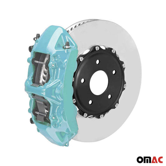 OMAC Brake Caliper Epoxy Based Car Paint Kit Nevada Blue Glossy High-Temp