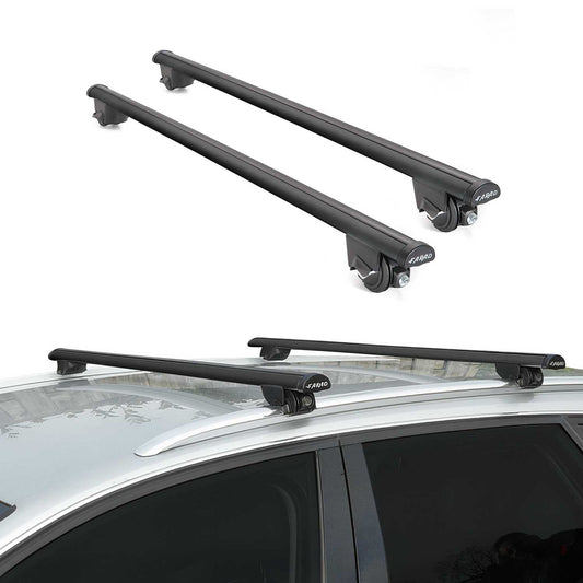 2015-2018 Volvo V60 Cross Country Roof Rack Cross Bars Black