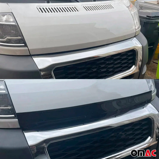 2014-2022 RAM ProMaster Bug Shield Hood Deflector & Window Visor Kit 3Pcs Smoke