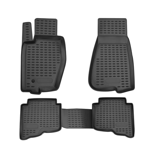 OMAC Floor Mats Liner for Jeep Grand Cherokee 2005-2010 Black TPE All-Weather 4x 1702444