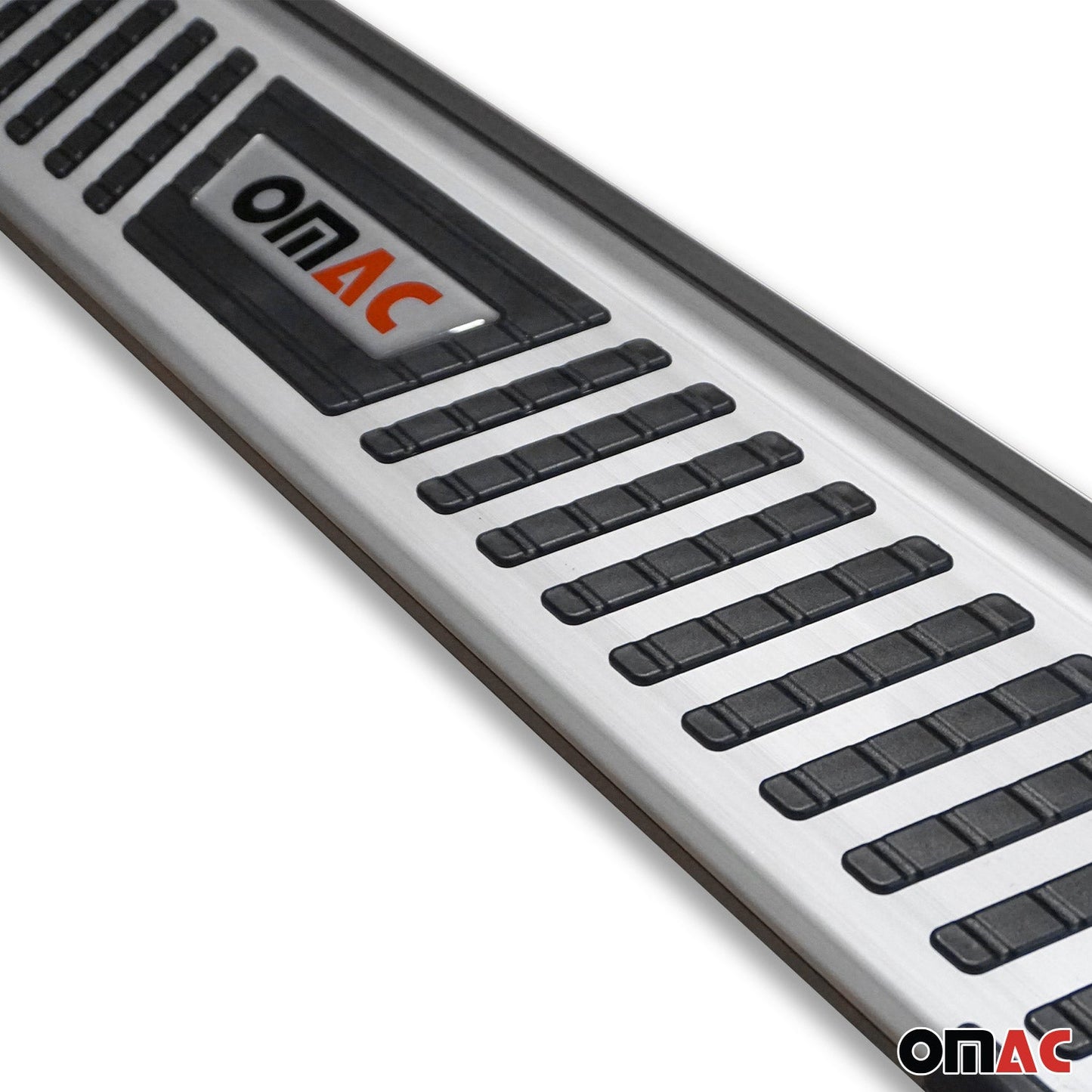 OMAC Side Step Nerf Bars Running Boards for Hyundai Tucson 2016-2021 Black Silver 2x 3224985