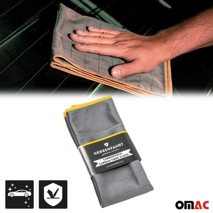 OMAC Premium Carbon Fiber Cloth Cleaning No-Scratch Rag Car Polishing Auto Detailing HF02025