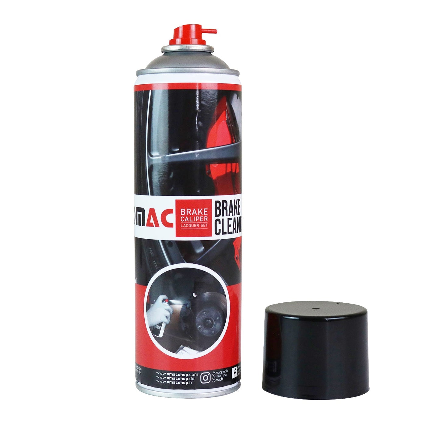 OMAC Brake Caliper Cleaner Spray ABS Disc Cleaner Easy & Quick 17 Oz 3 Pcs 96AA1001SET3