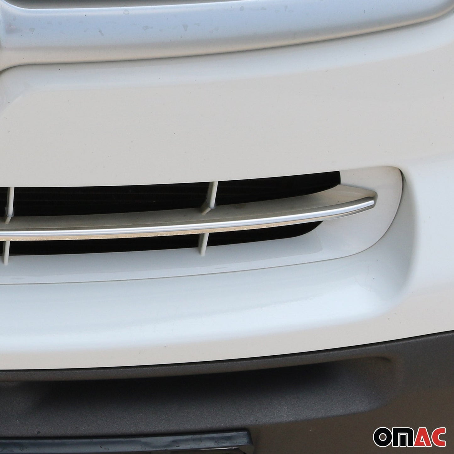 2014-2020 Fiat 500L Popstar Front Bumper Grill Trim Molding Stainless Steel Silver