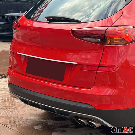 2016-2018 Hyundai Tucson Rear Trunk Lid Molding Trim Stainless Steel Silver