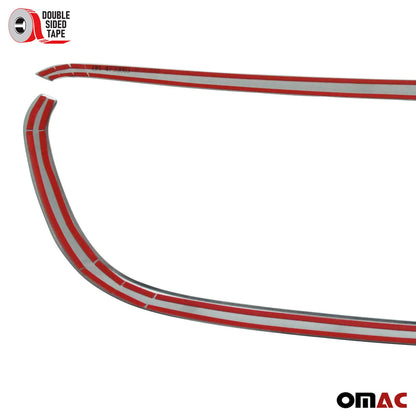 OMAC For Mercedes Metris 2016-2019 Chrome Front Grill Frame Outer Trim S.Steel 2 Pcs 4733083
