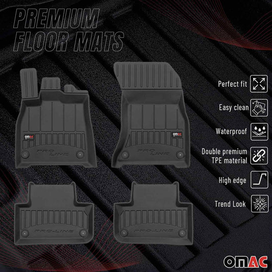 2018-2025 Audi Q5 / SQ5 (Typ FY) Premium Floor Mats Liners Full Set All Weather Heavy Duty