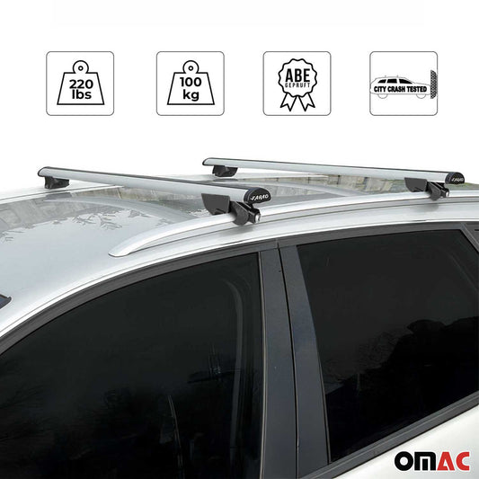 2020-2025 Ford Escape Roof Rack Cross Bars Silver