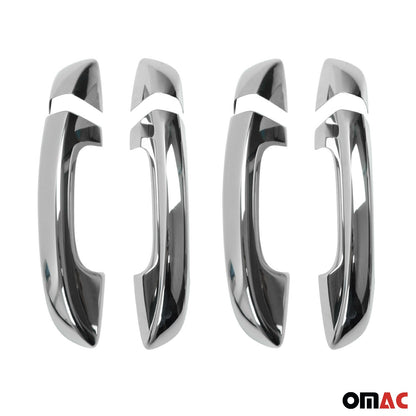 OMAC Car Door Handle Cover Protector for VW Golf Mk6 2010-2014 Steel Chrome 8 Pcs 7518041