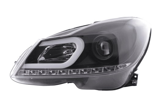 Mercedes-Benz C-Class W204 Black LED Headlights (2011-2014)