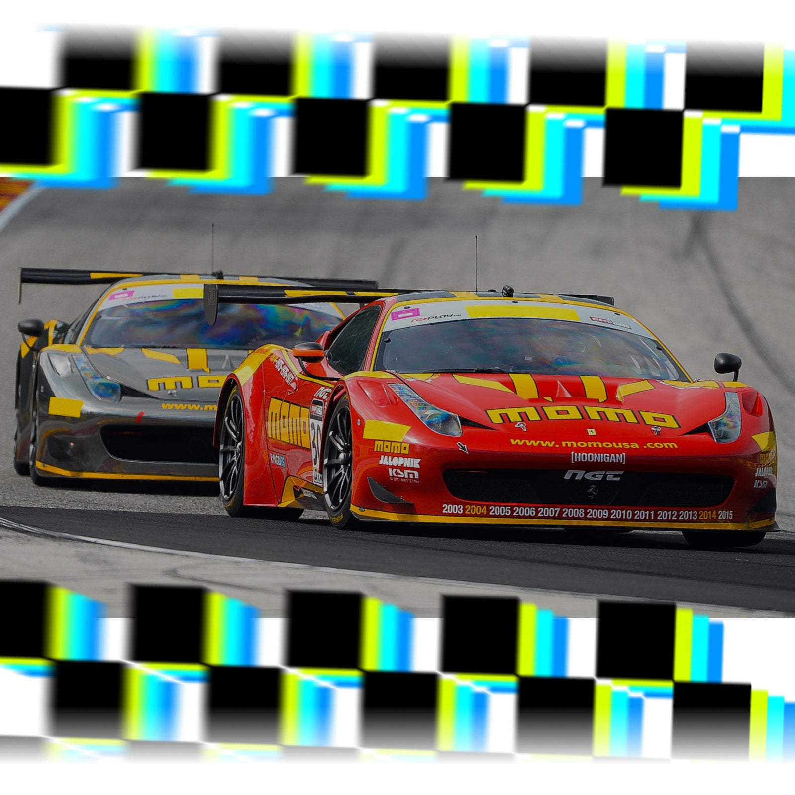 Momo Racing homepage banner