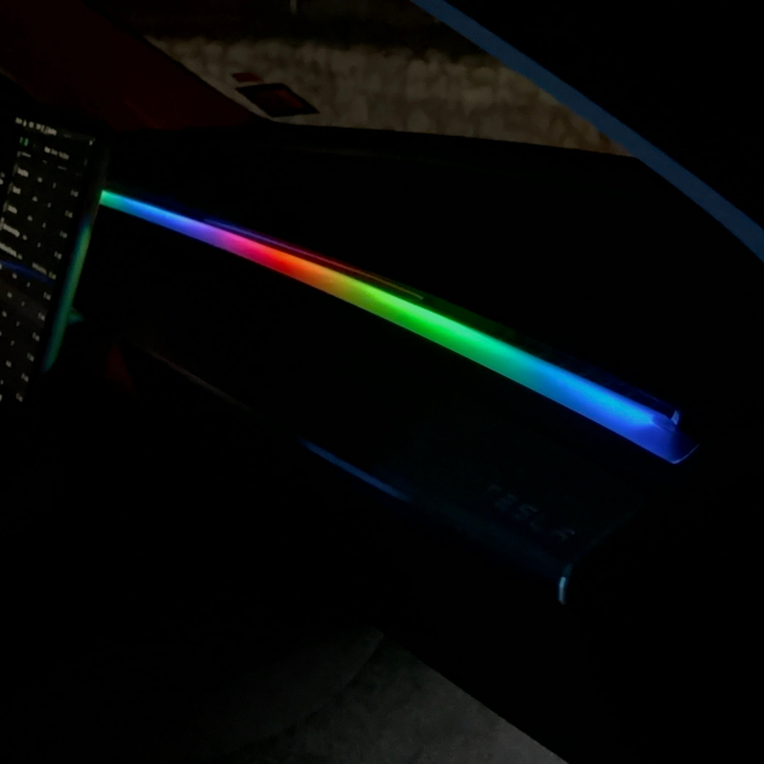 Full Color Animated Dash LED Ambient Light Strip for Tesla Model 3/Y