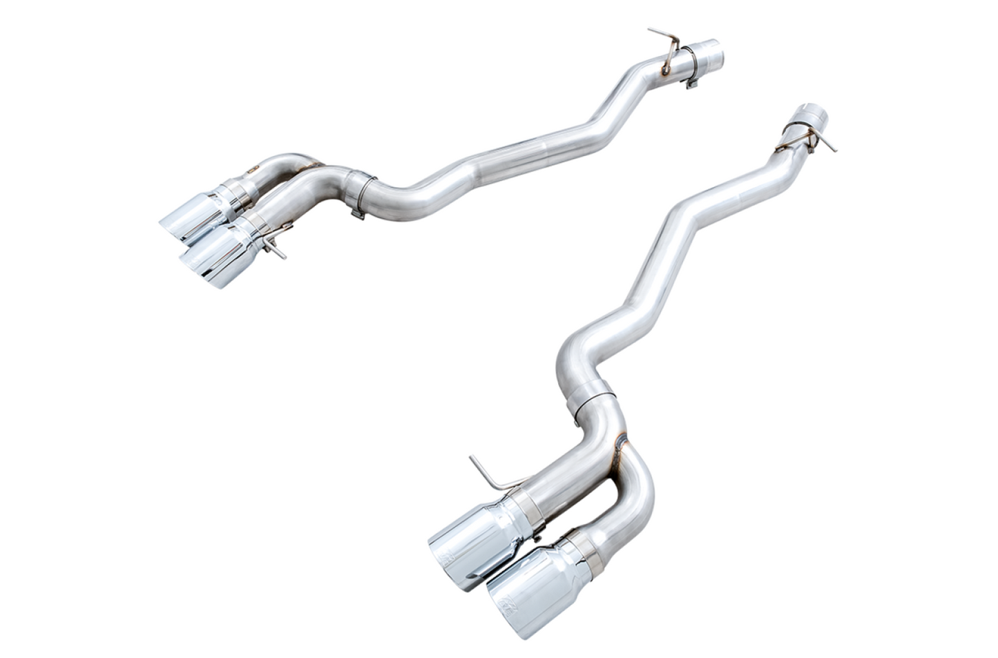AWE Tuning Track Edition Axle-Back Exhaust for BMW F90 M5 - Chrome Silver Tips 3020-42069