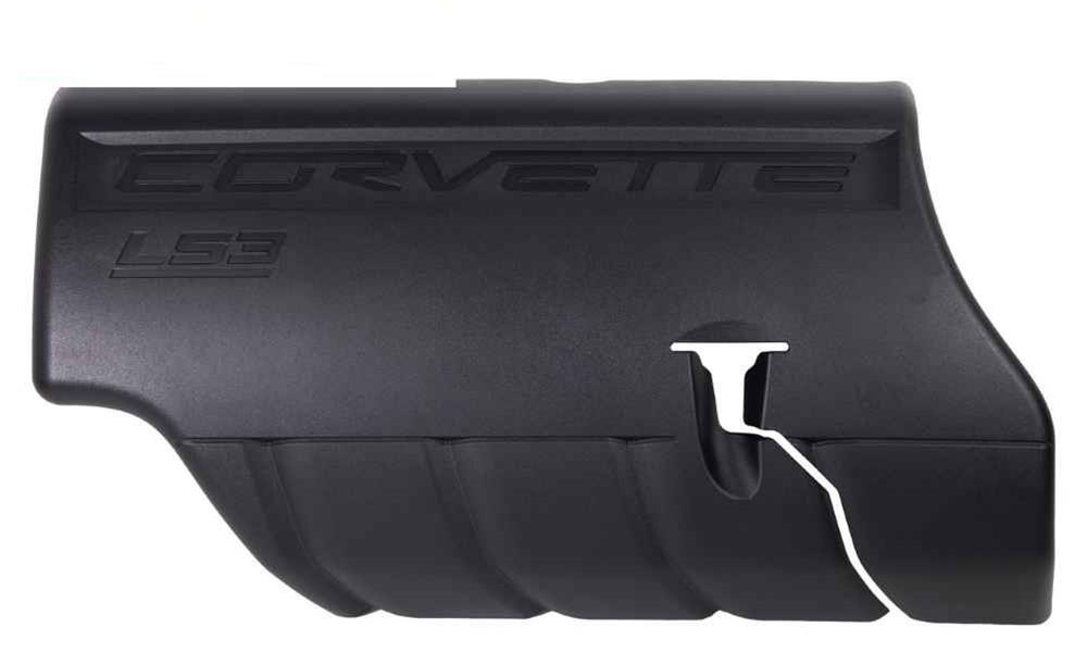 CHEVROLET PERFORMANCE Engine Cover LH DRIVER SIDE 6.2L LS3 w/Corvette Logo 08-13 19434986
