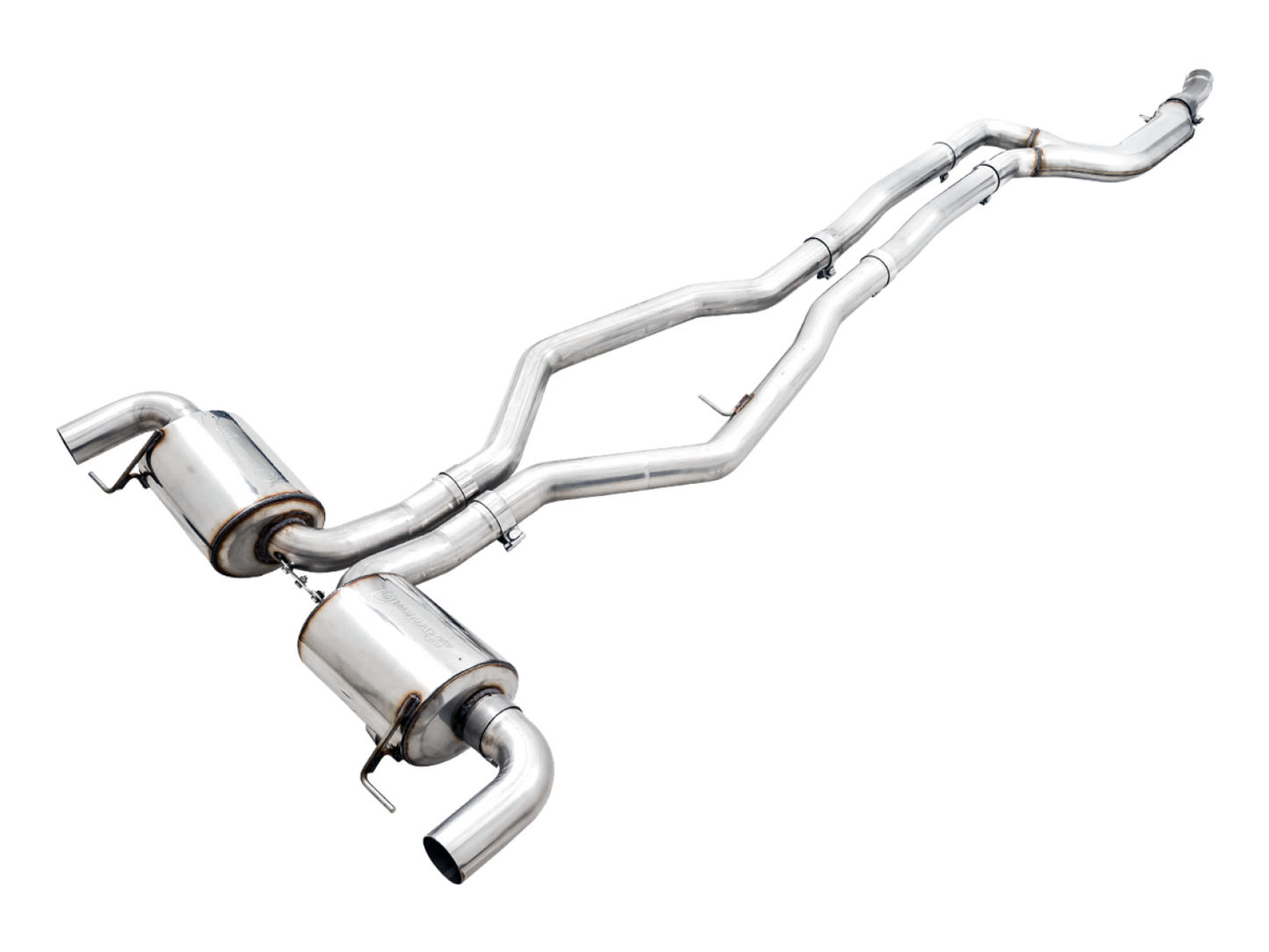 AWE Tuning Non-Resonated Touring Edition Exhaust for G20 M340i - OE Tips 3015-11058