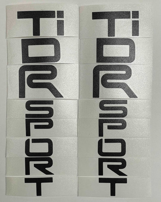 Premium Cast Vinyl Decal Letters for 2021-2026 4Runner TRD SPORT Emblems x2