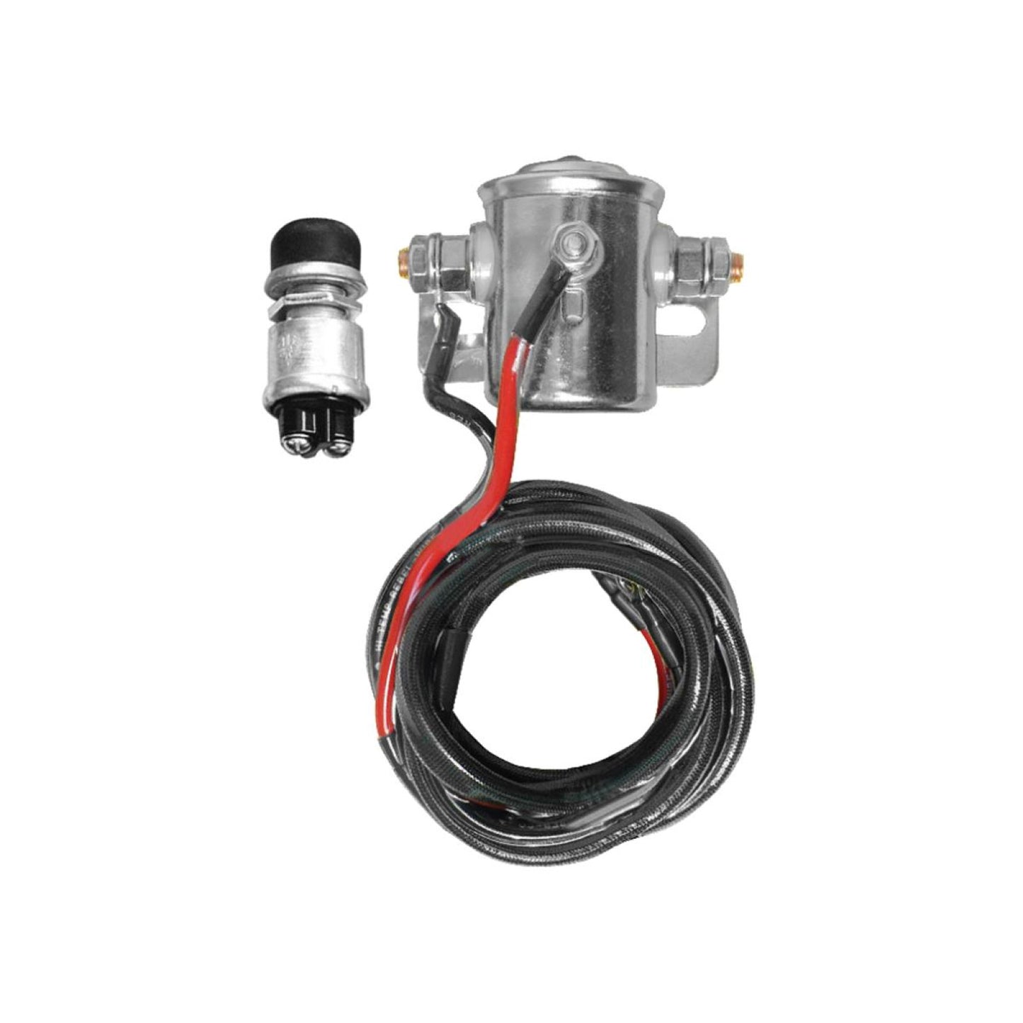 Longacre HD Starter Solenoid Kit with Weatherproof Firewall Starter Button 52-45803