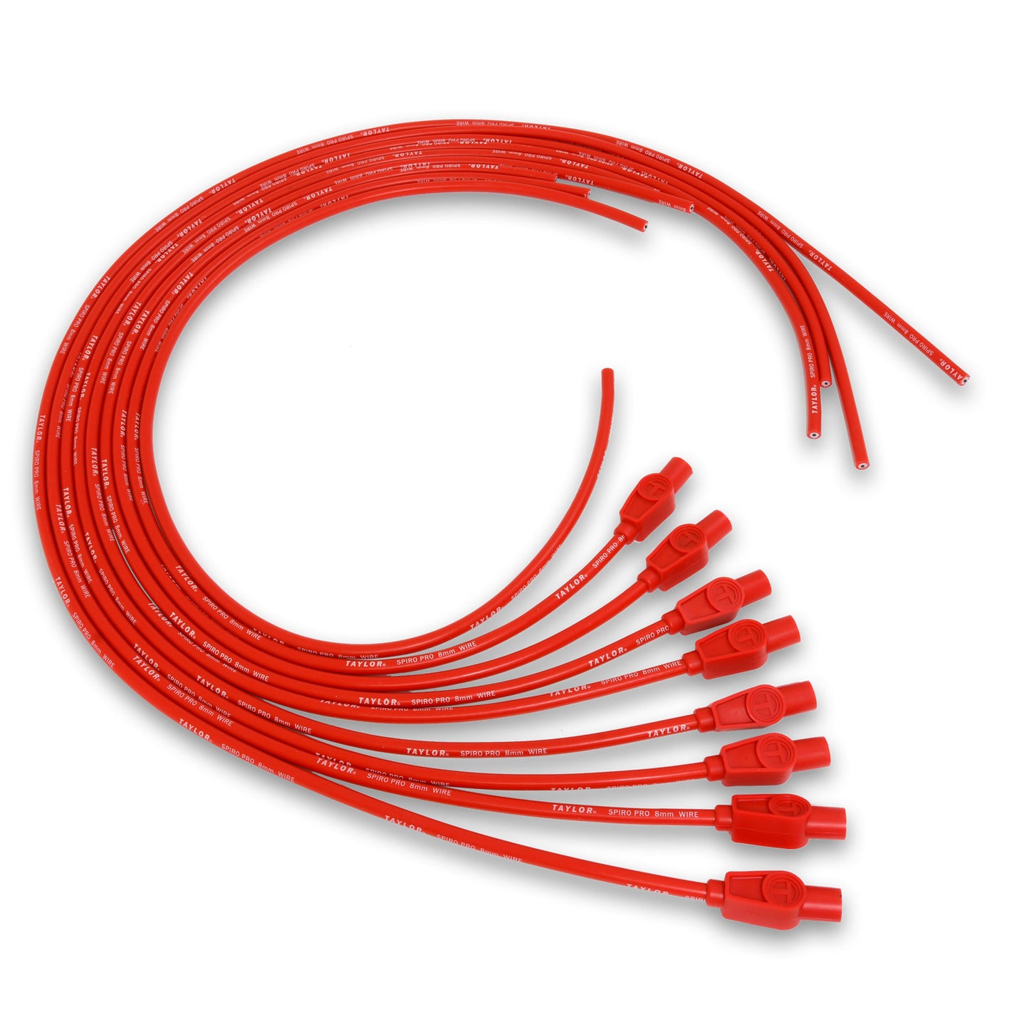 Taylor Cable 8mm Spiro-Pro univ 8 cyl 180 red 73255