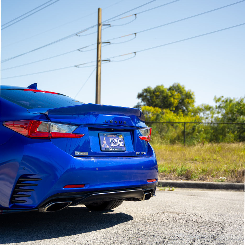 NIA Lexus RC Rear Duck Bill Trunk Wing Spoiler V2 2015-2018 RC15-RS-V2