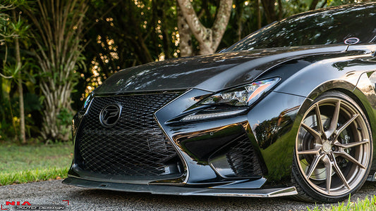 NIA Lexus RC-F NIA Carbon Fiber Front Splitter lip body Kit (2015-19) RCF15-FS-CF