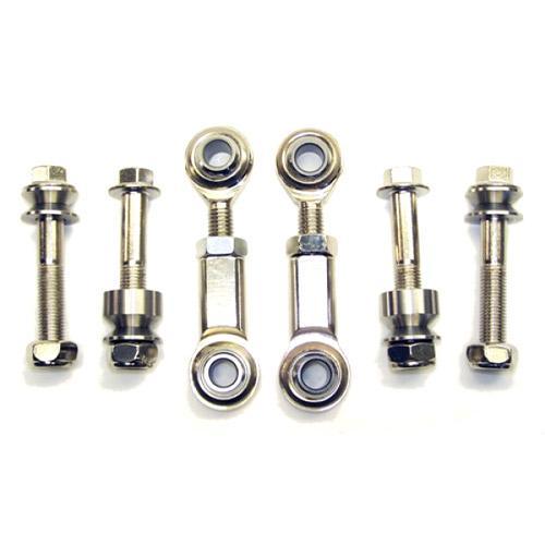 BLOX Racing Rear Adjustable Sway Bar End Link Set - 92-00 Civic / 06-15 Civic / 94-01 Integra