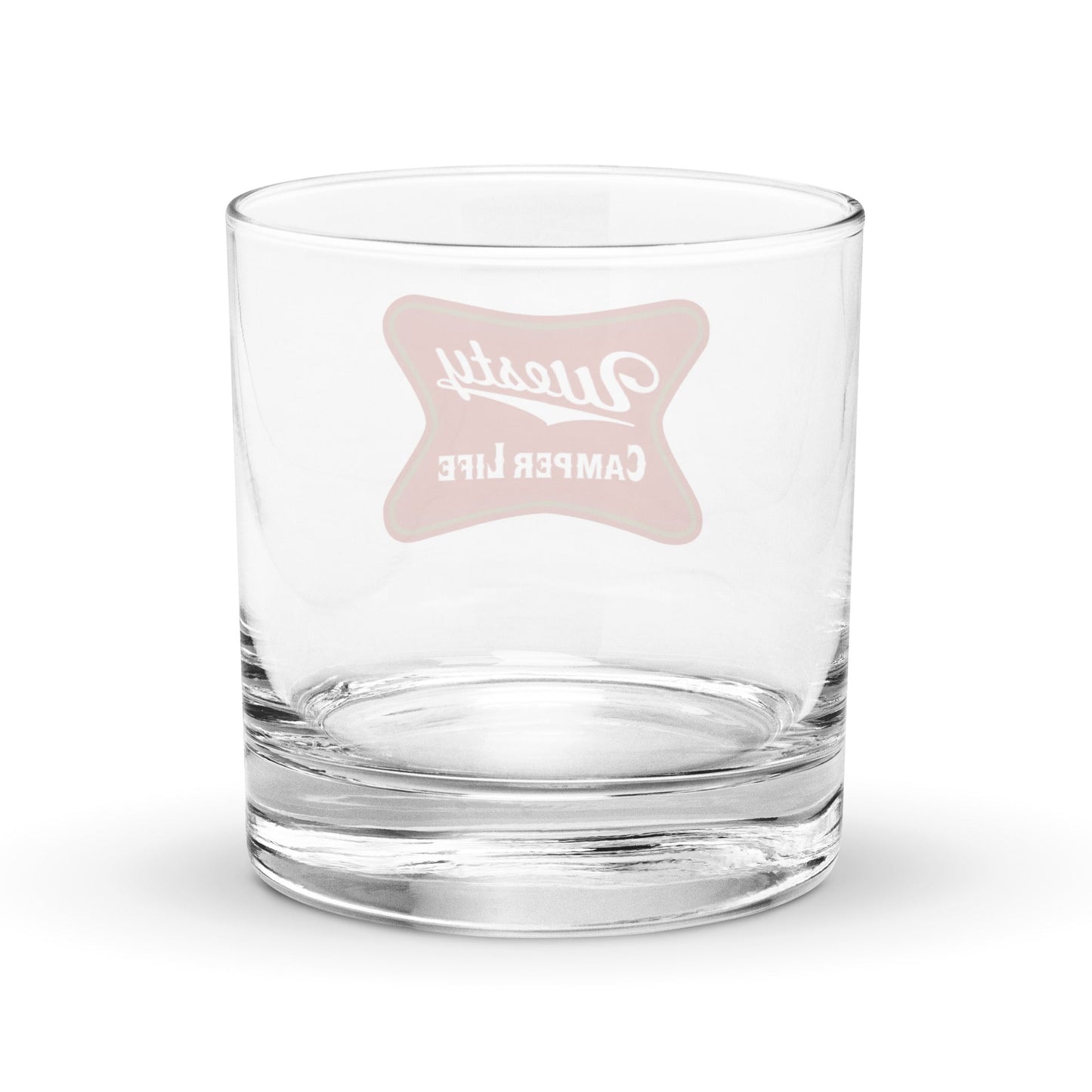 Westy Camper Life Rocks Glass
