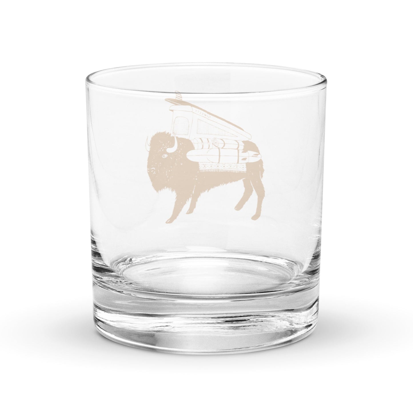 Buffalo Westy Vanimal Rocks Glass