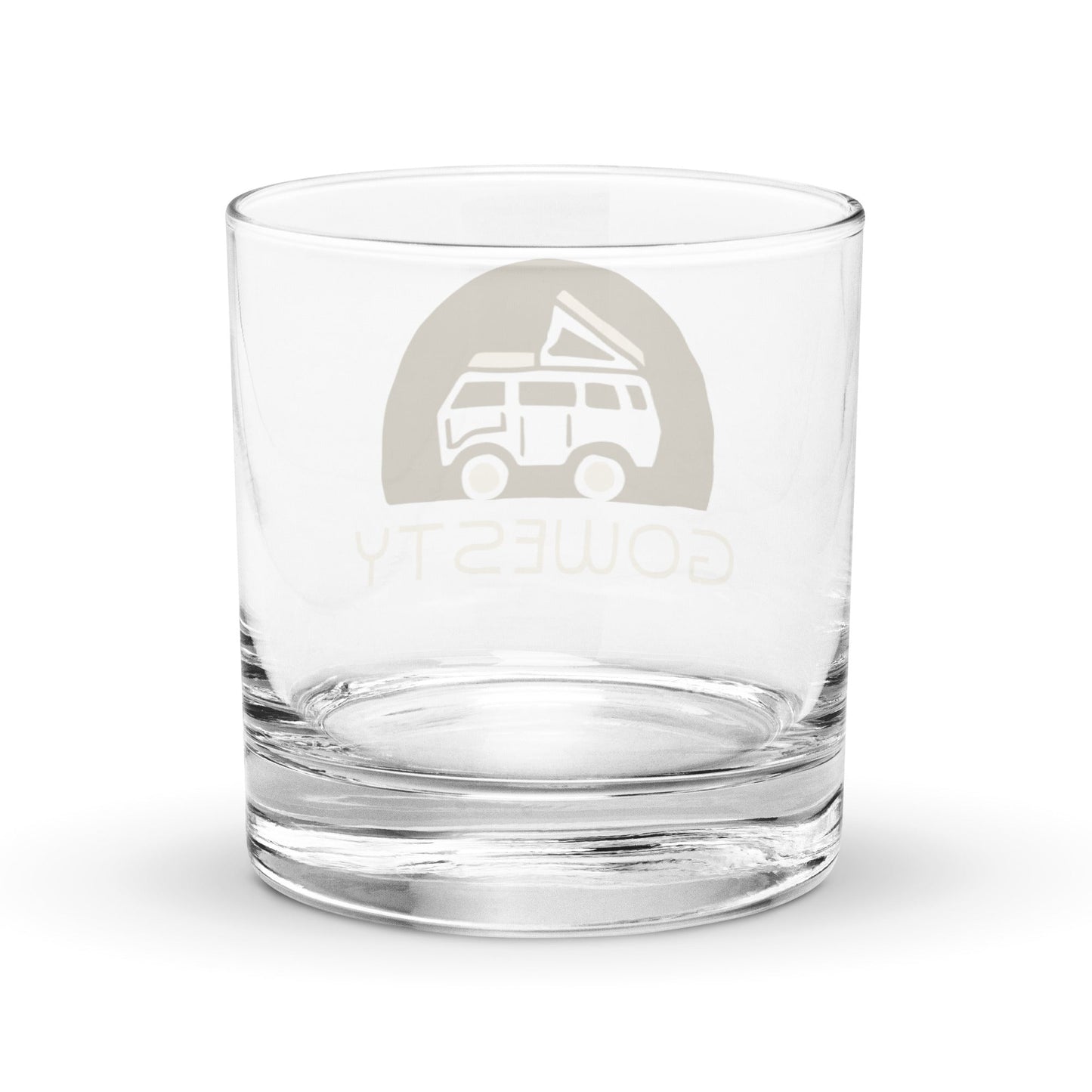 Rollyn GoWesty Logo Rocks Glass