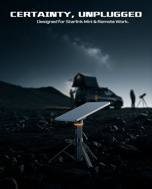 RovEdge Mk-I | Starlink Mini Battery Pack | 189Wh Portable Power Tripod