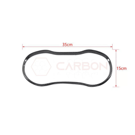 Dodge Charger 2015-2023 Real Carbon Fiber Gauge Cluster Surround Trim Cover