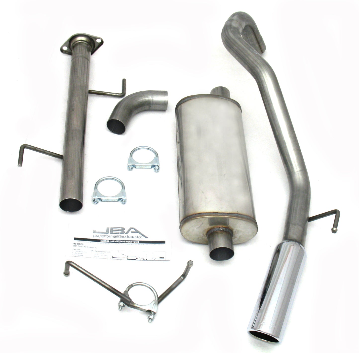 JBA 07-14 Toyota FJ Cruiser Cat Back 409SS 40-9020