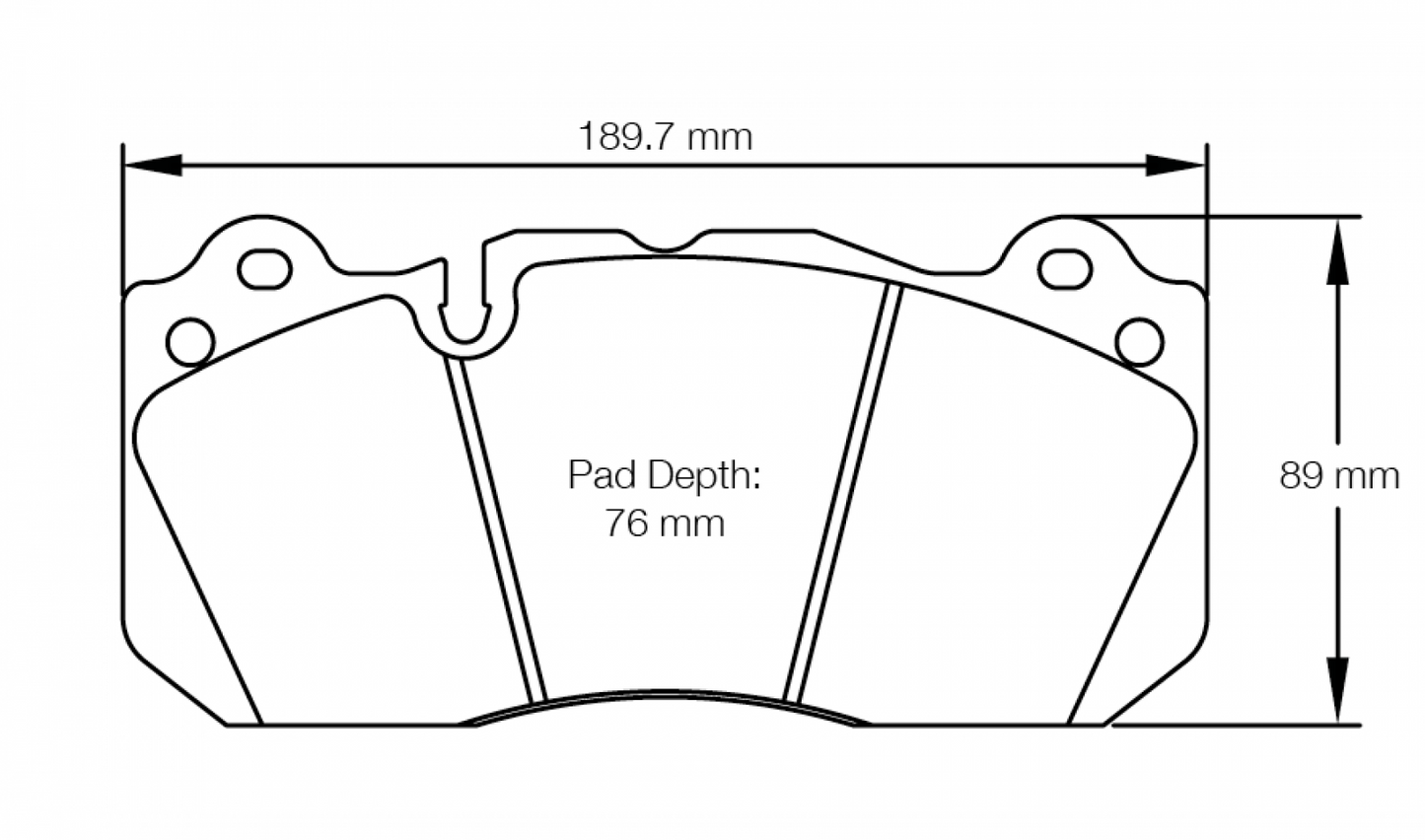 PAGID Racing Pagid Racing 8239 RST3 Compound Brake Pads 8239-RST3