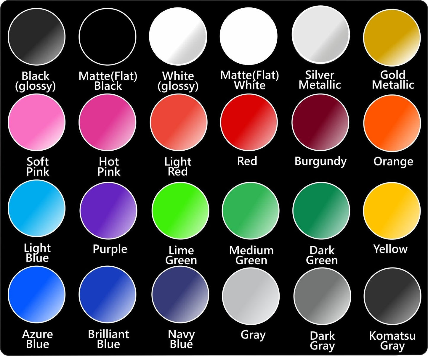 Color Table and Free Samples