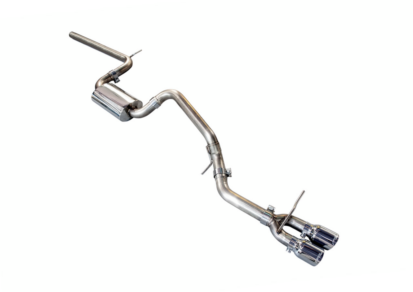 AWE Tuning Track Edition Exhaust for VW MK7 Golf SportWagen - Chrome Silver Tips (90mm) 3020-22016