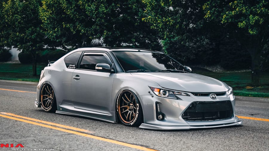 NIA Scion tC NIA Side Skirts Splitter Lip body kit 2014-2016 TC14-SD-RWB