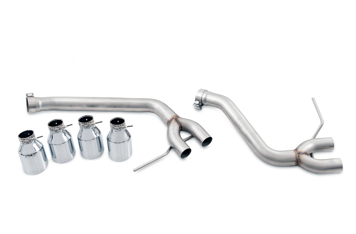 AWE Tuning Track Edition Exhaust System for Porsche Macan S / GTS / Turbo - Chrome Silver 102mm Tips 3020-42040