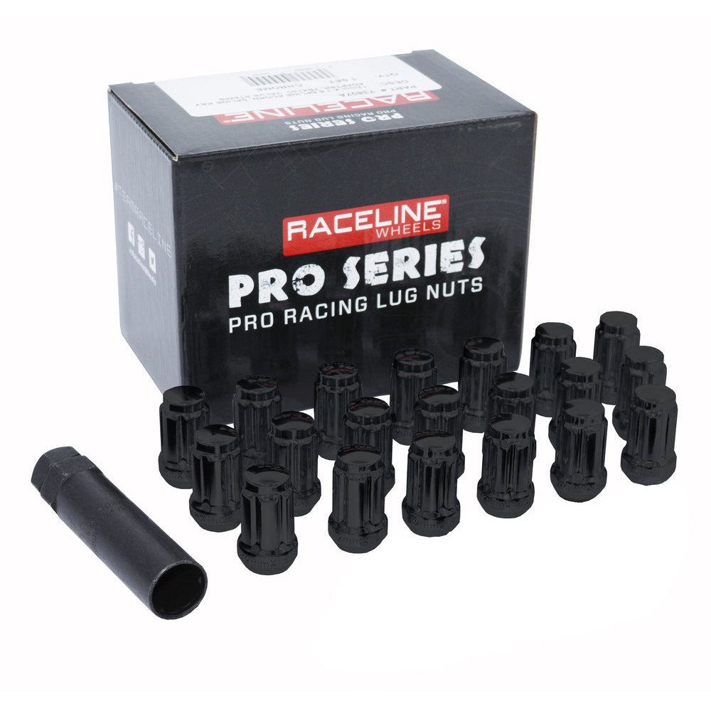 L73807BKANV 12X1.50 BLACK SPLINE 5 LUG KIT NO VALVE STEMS