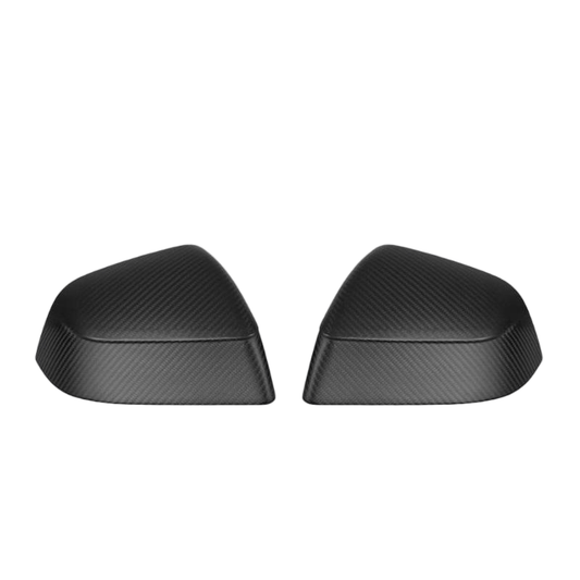 Carbon Fiber Mirror Covers for Model Y 2020-2025.03 | Juniper Style | 3 Finishes | 3M Adhesive