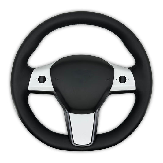 Steering Wheel Vinyl Cover | 2017-2023 Tesla Model 3 & 2021-2025 Tesla Model Y