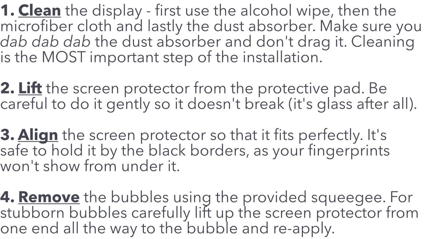 Tempered Glass Screen Protector | Front Only 9H for Tesla Model S / Tesla Model X 2021 - 2026