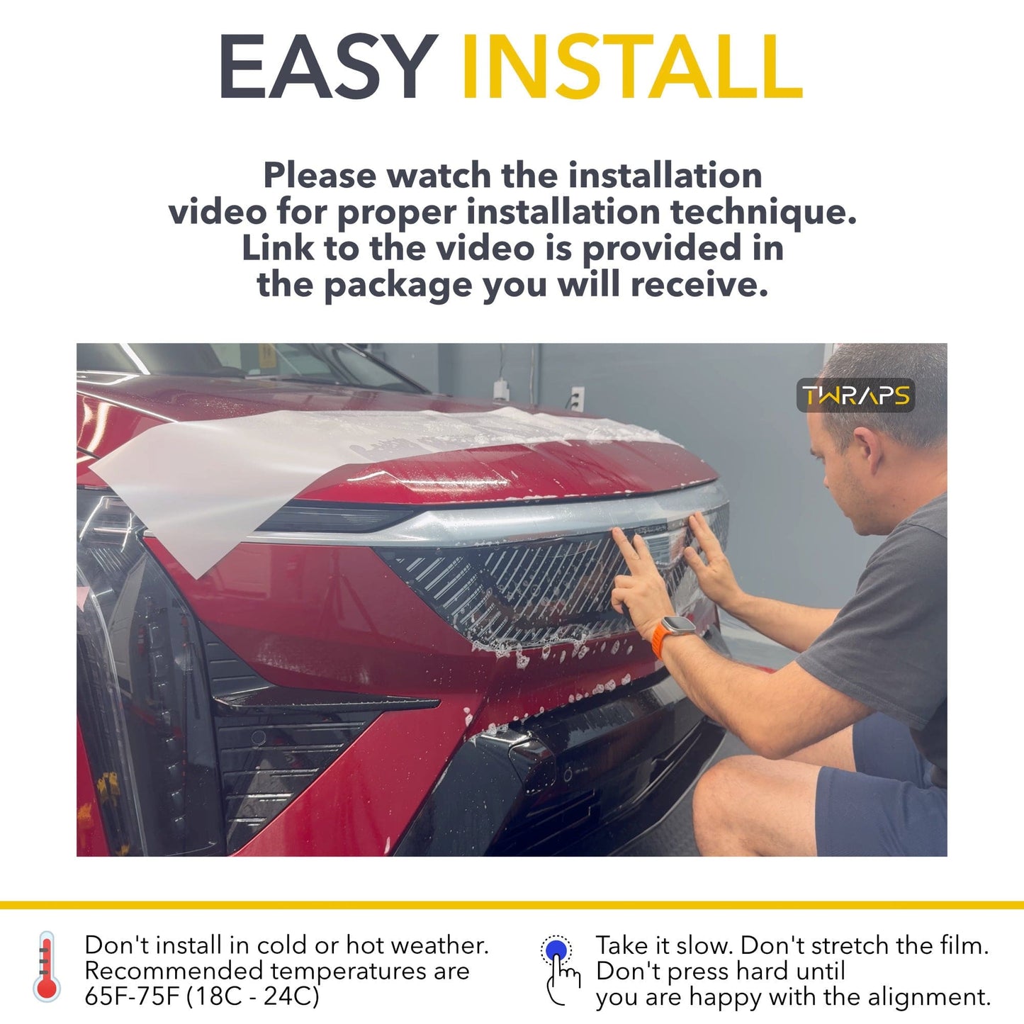 Bumper Grille PPF | Paint Protection Film for Cadillac OPTIQ